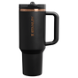 Swatch for Stanley 1913 The Messi x Stanley Quencher ProTour Flip Straw Tumbler 40 OZ 1.18 L in Messi GOAT Black | Front View