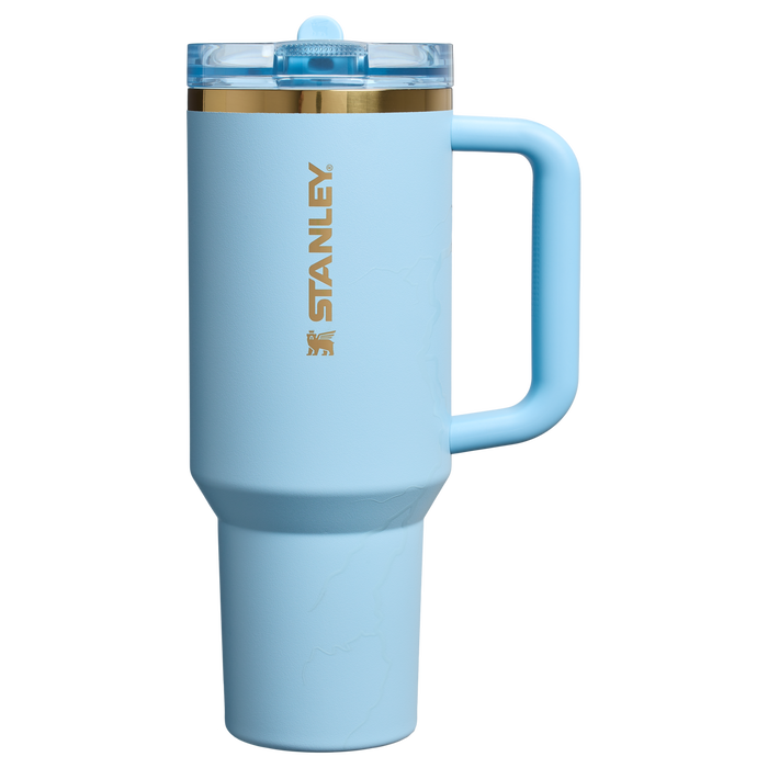 Stanley 1913 The Messi x Stanley Quencher ProTour Flip Straw Tumbler 40 OZ 1.18 L in Messi Striker Blue | Front View
