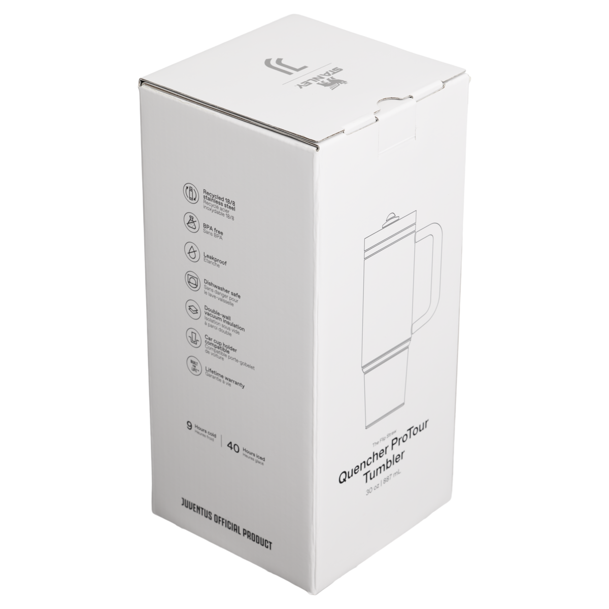 Stanley 1913 Stanley 1913 x Juventus Quencher® ProTour Flip Straw Tumbler 30 OZ 0.89 L in Coded | Back View
