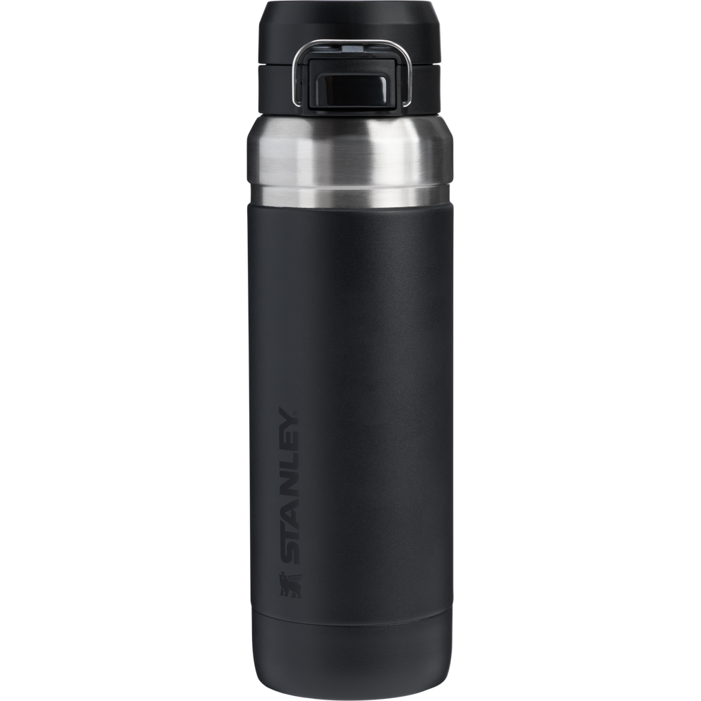 Stanley 1913 The Quick Flip GO Bottle 36 OZ 1.1 L in Black | Front View