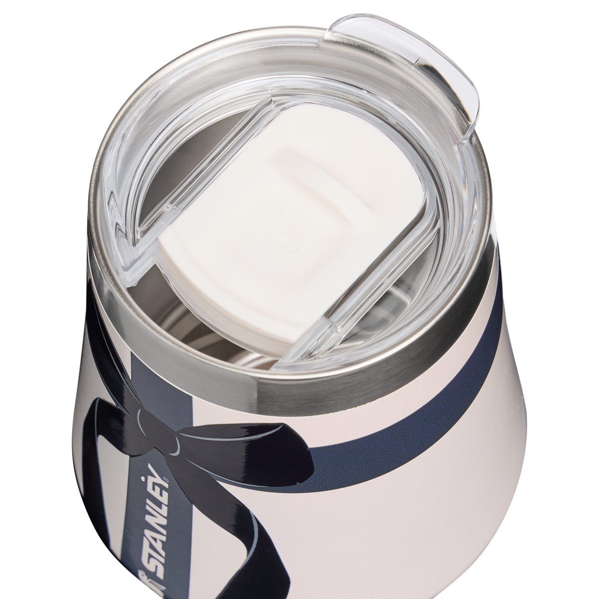Stanley 1913 The Reserve Wine Tumbler 11 OZ 0.32 L in Salt Ribbon | Lid Detailed View