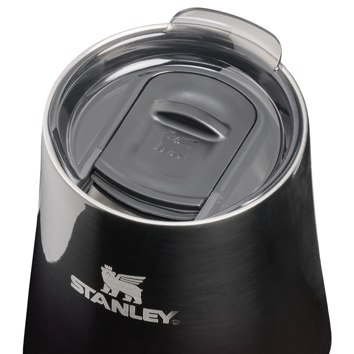 Stanley 1913 The Halloween Reserve Wine Tumbler 11 OZ in Purple Night Shine | Lid Detailed View