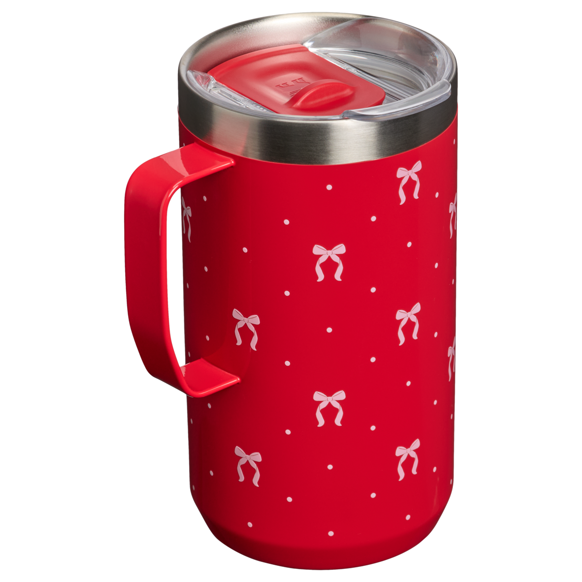 Stanley 1913 The Stay-Hot Suburban Mug 24 OZ 0.71 L in Rouge Bows | Back View