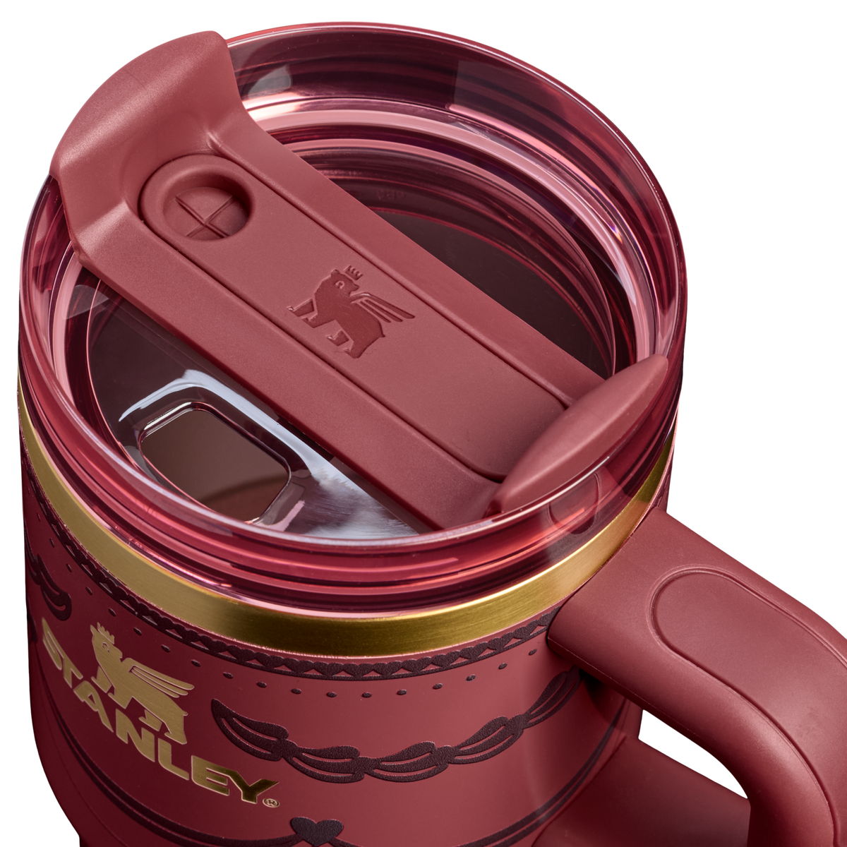 Stanley 1913 Quencher® H2.0 FlowState™ Tumbler 0.59L en Red Velvet Cake | Ver Detalles de la tapa