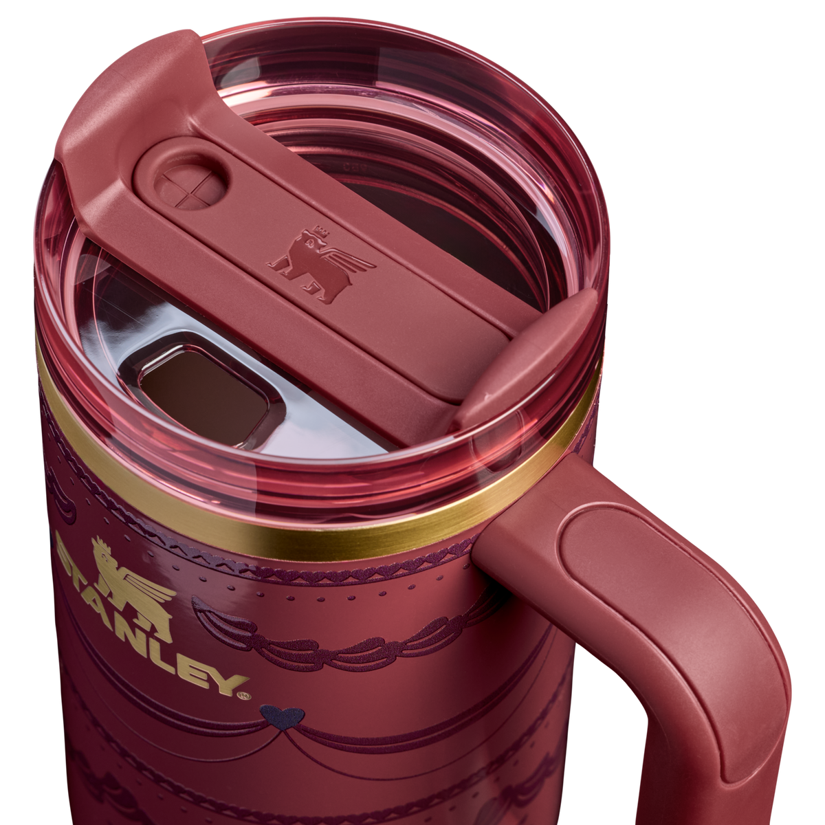 Stanley 1913 Quencher® H2.0 FlowState™ Tumbler 0.89L en Red Velvet Cake | Ver Detalles de la tapa