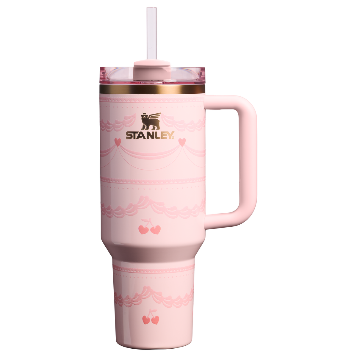 Stanley 1913 Quencher® H2.0 FlowState™ Tumbler 1.18L in Pink Velvet Cake | Weergave Voorkant