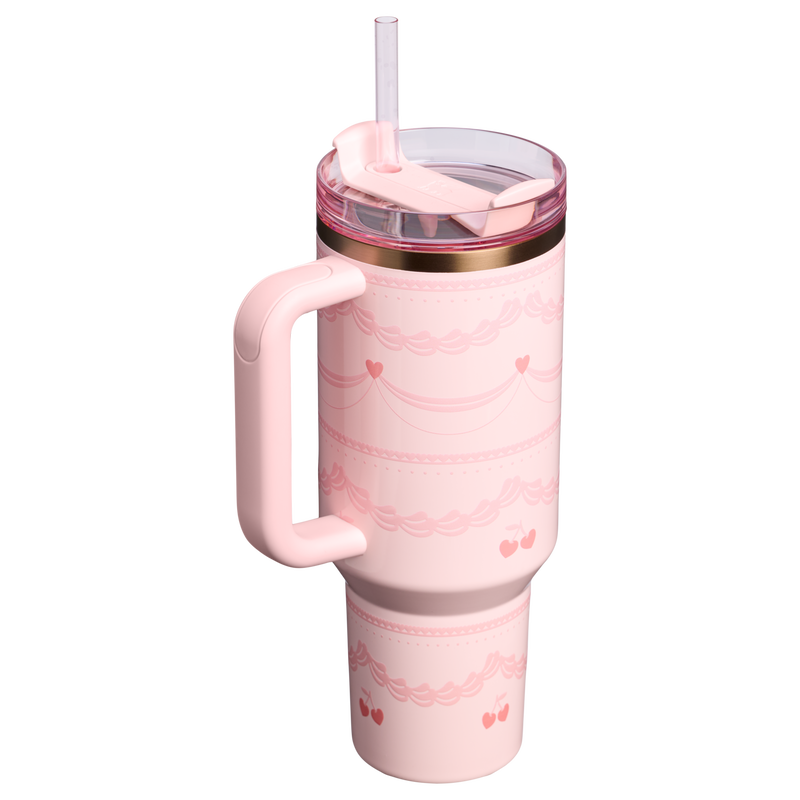 Stanley 1913 Quencher® H2.0 FlowState™ Tumbler 1.18L in Pink Velvet Cake | Weergave Terug