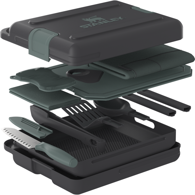 Stanley 1913 Wildfare Core Prep & Clean Set in Shale + Charcoal